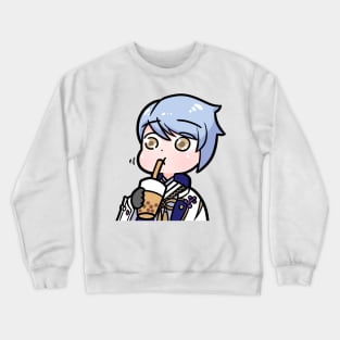 Genshin Impact Ayato boba chibi Crewneck Sweatshirt